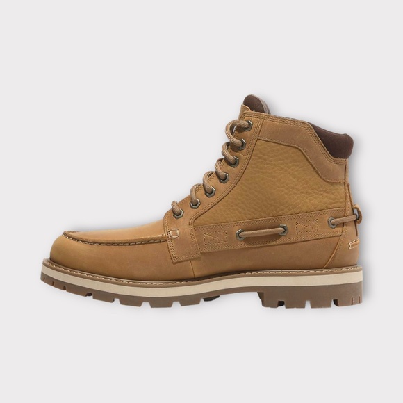 Timberland Men\'s Britton Road Mid Lace Boot in Wheat Nubuck. TB0A697H EN1